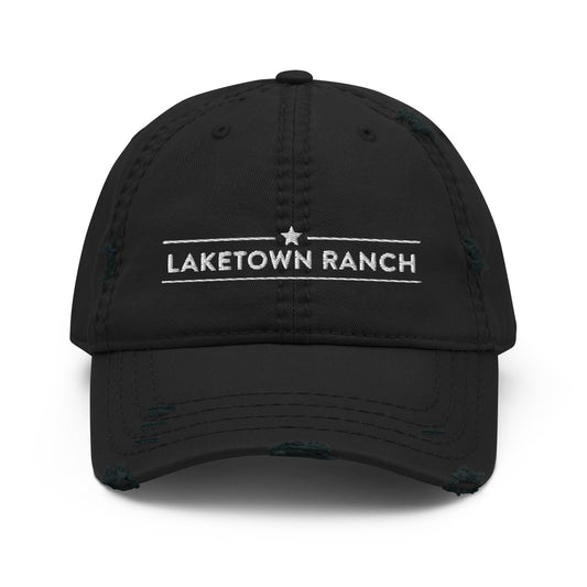 Laketown Ranch - Logotype - Distressed Dad Hat