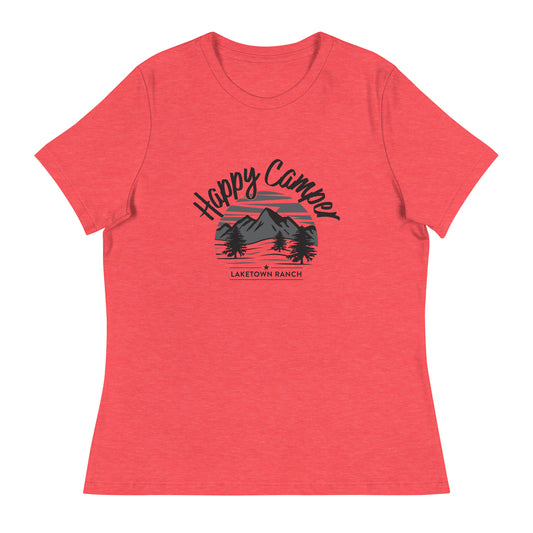 Laketown Ranch - Happy Camper - Women's Relaxed T-Shirt